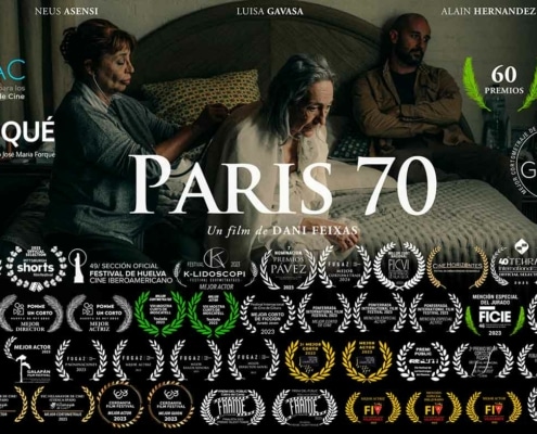Proyeccion del cortometraje 'Paris 70'