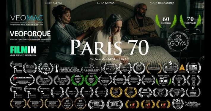 Proyeccion del cortometraje 'Paris 70'