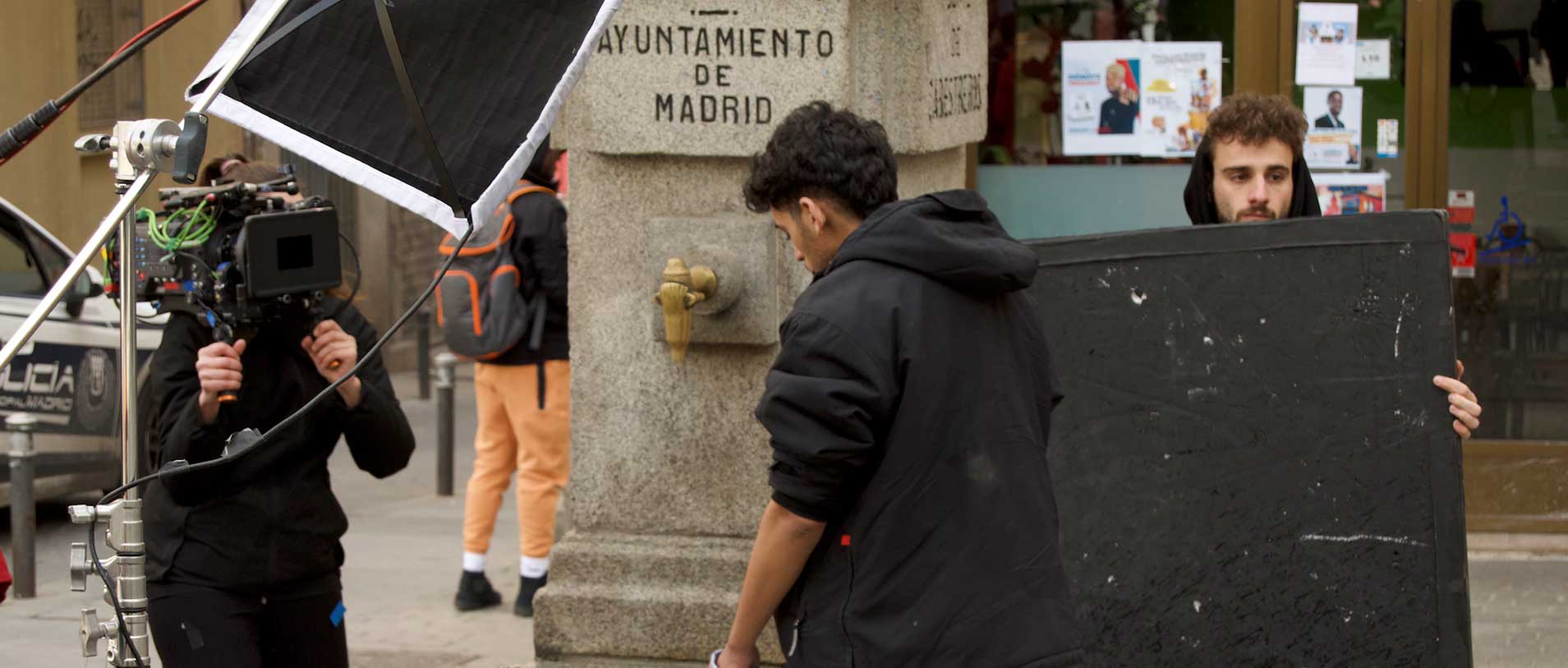 Rodaje de You No Mashallah en Lavapiés, Madrid