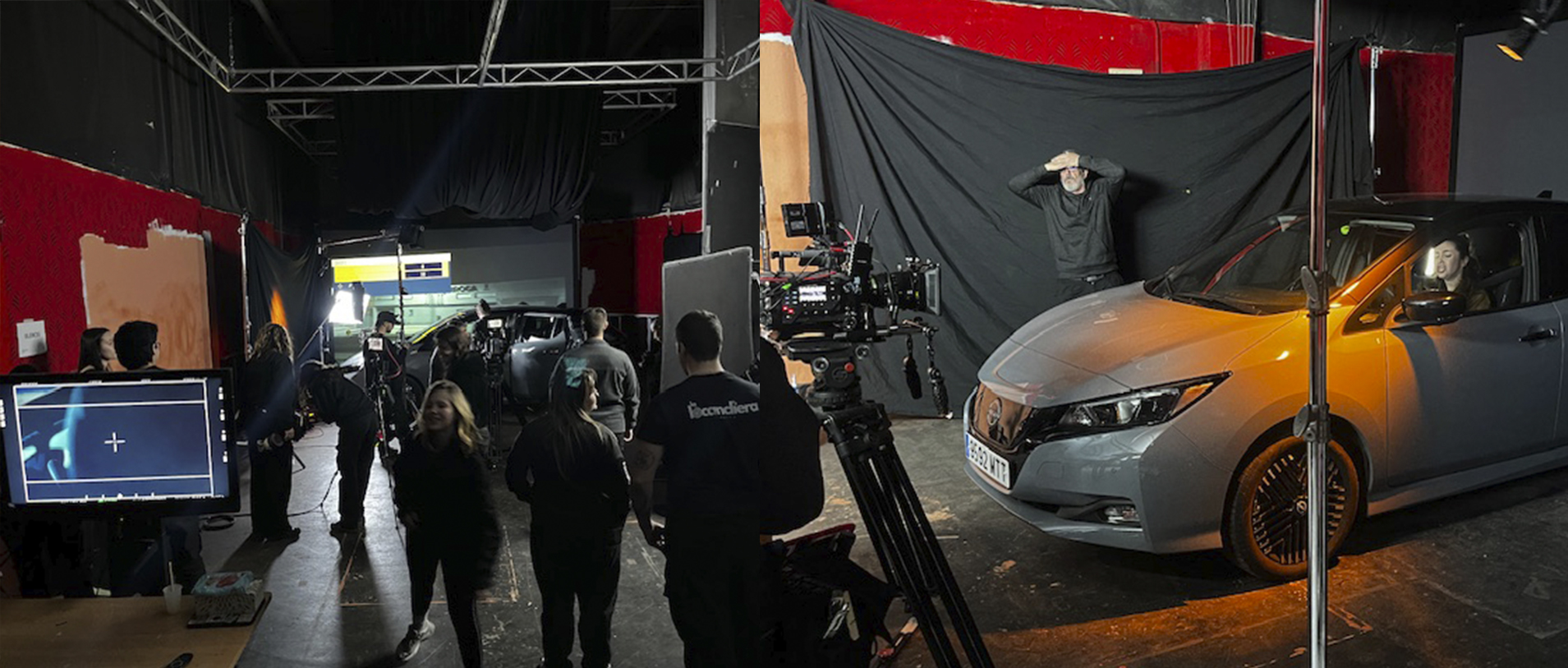 Rodaje del videoclip Fight for me coche