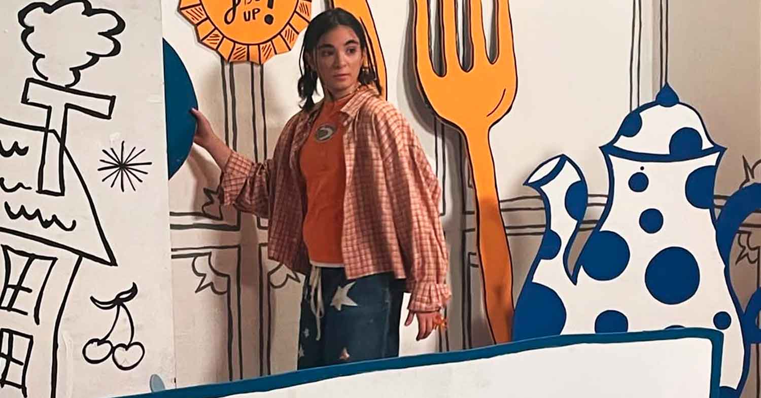 Set del videoclip realizado durante el Master de Dirección de Arte